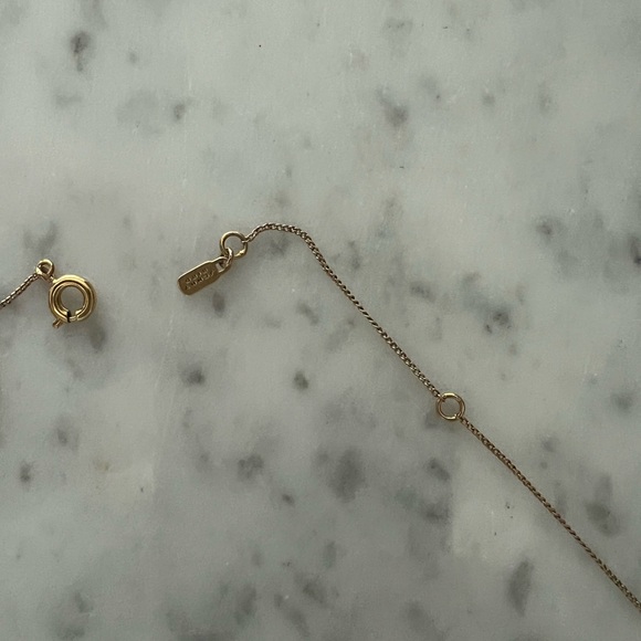 Jenny Bird Gold 'J' Pendant Necklace - Picture 4 of 5